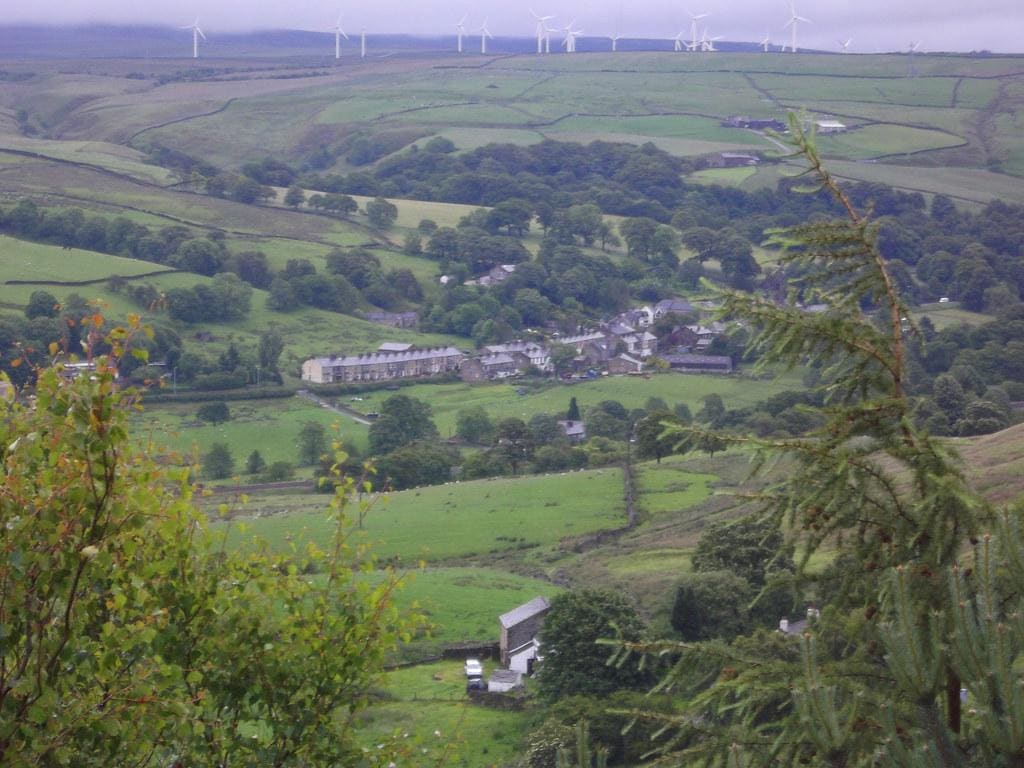 Cliviger, a village close to Burnley