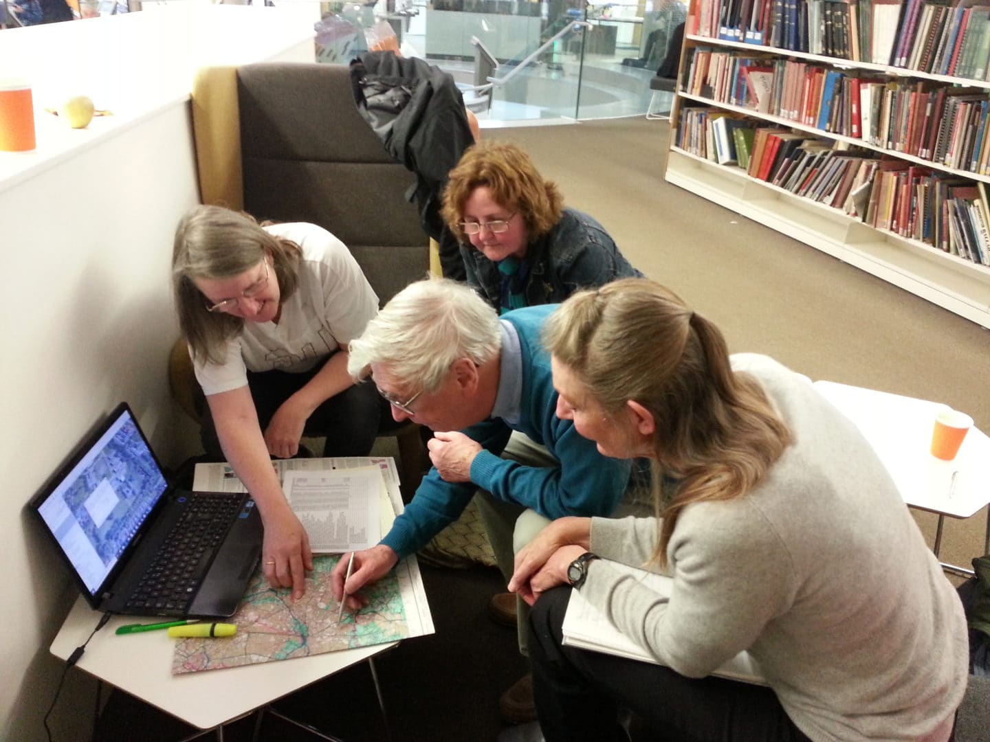 Volunteers in Stockport using the Brownfield Land Register Toolkit