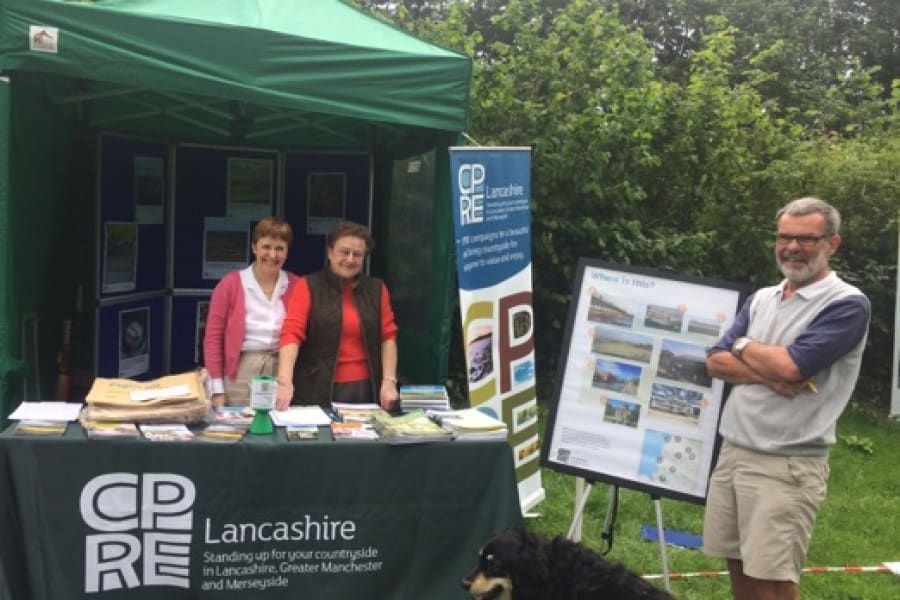 CPRE volunteers at Myerscough Country Show