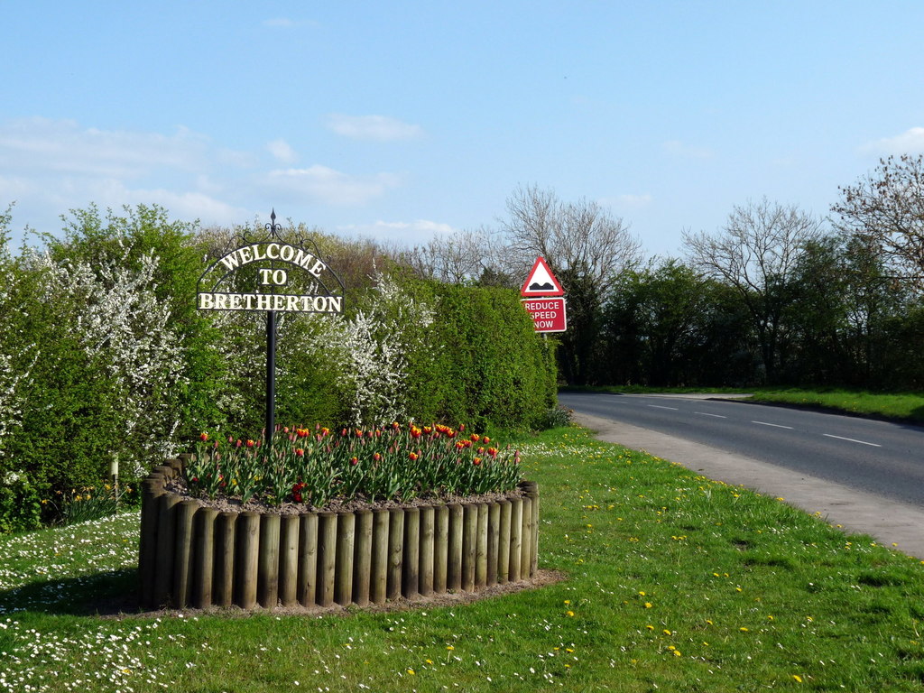 Approaching Bretherton Village On Carr House Lane